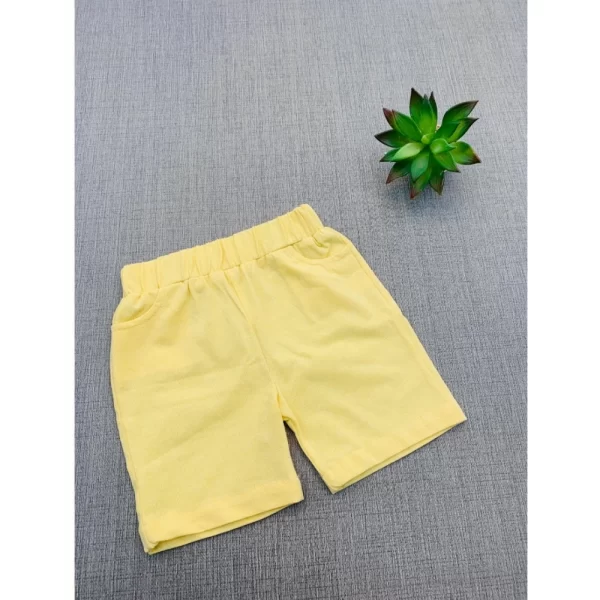 Generic Boy's Cotton Blend Printed Short Sleeve Shirt and Shorts Set (MultiColor) - Image 3