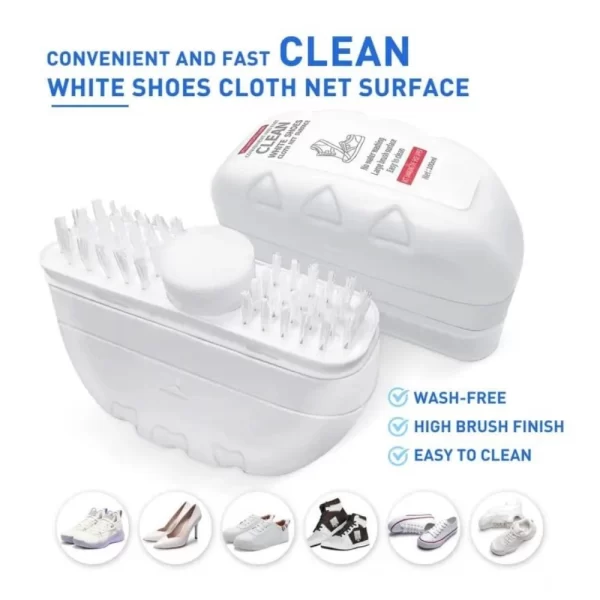 Generic Plastic 2-In-1 Shoe Cleaner Brush - Image 2