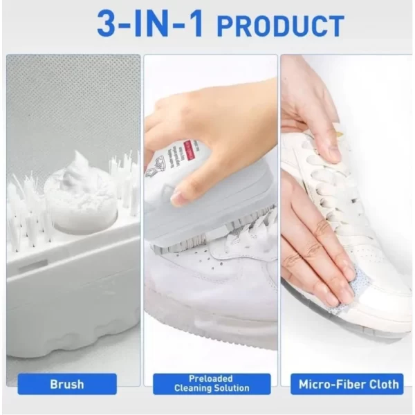 Generic Plastic 2-In-1 Shoe Cleaner Brush - Image 3