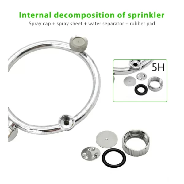 Generic Stainless Steel High Pressure Ring-Shaped Nozzle Garden Spray Pump - Image 2